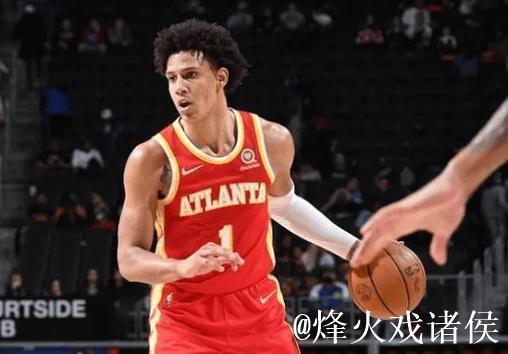 杰伦-约翰逊19投7中，得到19分11篮板11助攻2抢断